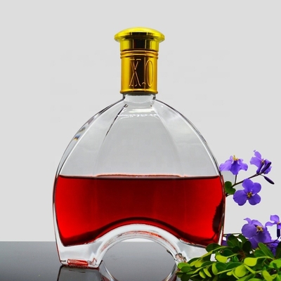 エレガント ガラス ウォッカ ジン ボトル 500ml 750ml 1000ml ボリューム オーダーメイド ガラス ボトル