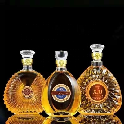 ビール 100ml 250ml 375ml 500ml 8oz 12oz 16oz フローストジンのガラスボトル