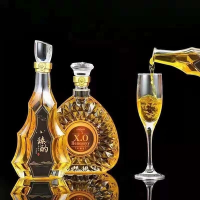 カスタマイズされたスクリーンプリント 高級ブランデー ラム ウィスキー ウォッカ 500 750ml
