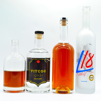 375ml 700ml 750ml ウォッカ ウィスキー リコール グラス ボトル オーダーメイド デザイン 氷表面
