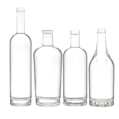 750ml オーダーメイド ガラス ウィスキー ボトル 内側に彫刻され,受け入れられる顧客のロゴ