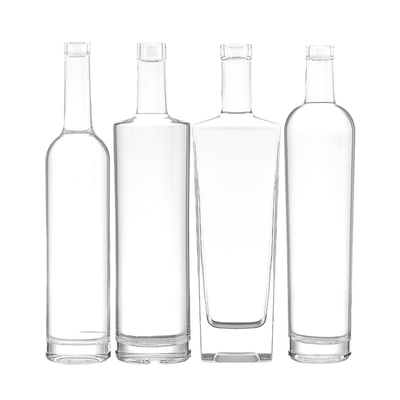 ベース素材 スーパー・フリント ガラス素材 750ml 空のウォッカ・スピリッツ ガラスボトル