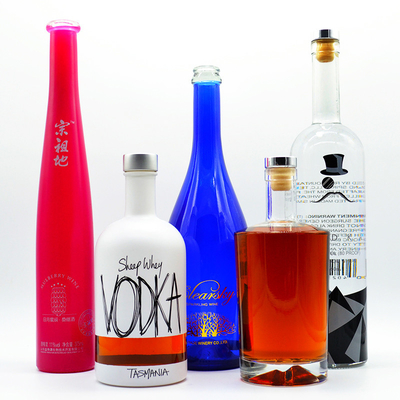 375ml 700ml 750ml ウォッカ ウィスキー リコール グラス ボトル オーダーメイド デザイン 氷表面