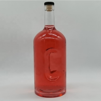 カリフォルニアの 1750ml ウイスキー・スピリット用の スーパー・フリントガラス空瓶