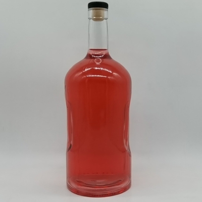 カリフォルニアの 1750ml ウイスキー・スピリット用の スーパー・フリントガラス空瓶