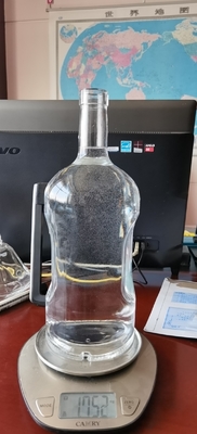 カリフォルニアの 1750ml ウイスキー・スピリット用の スーパー・フリントガラス空瓶