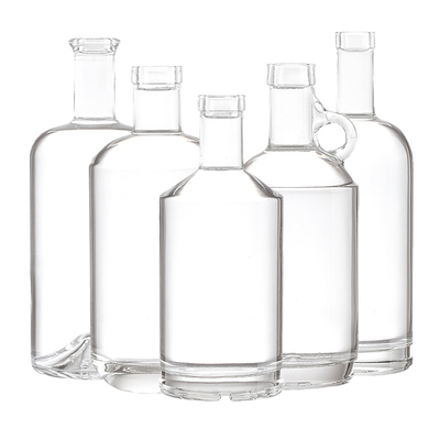 250ml レッドラベル ゴールドスプレー塗装 ブランデー 酒 ティーキーラ ウォッカ ボトル メタルキャップ