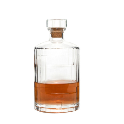 オーダーメイドロゴ印刷 250ml 500ml 750ml 透明ガラスボトル