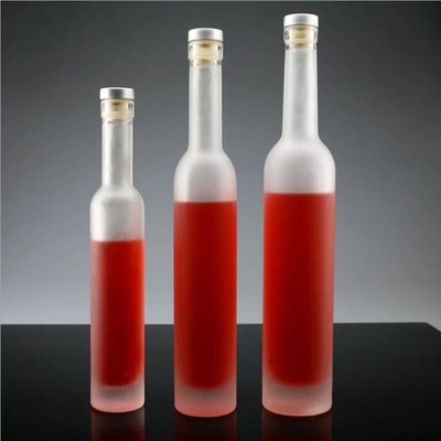 コルクシール 透明ガラス 酒 ワイン ウイスキー ウォッカ テキラ ボトル 200ml 375ml 500ml 750ml 1000ml