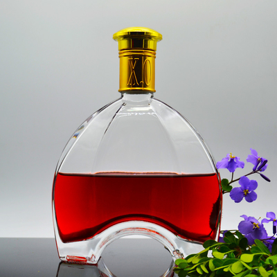 ガラスのボトル販売 750ml 空っぽ 凍ったスーパーフリントスピリッツ コルクタップ付きの酒瓶