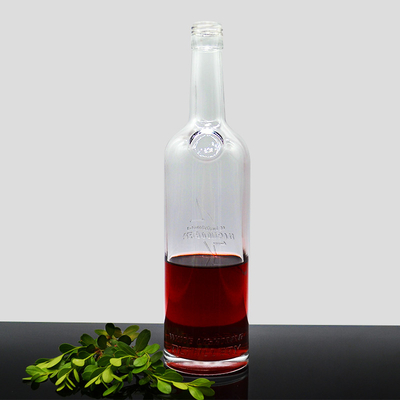 独特の 淡い青の 凍ったウイスキー銃 700ml 500ml 空のジンの酒瓶