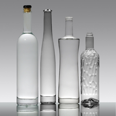 カスタム 750ml 500ml 375ml 200ml 100ml ウォッカ スピリット ジン ラム グラス コーヒー用の酒瓶