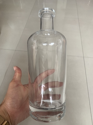 ベース素材 水晶ガラス 500ml 700ml コーク付きのボトル
