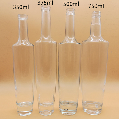 375ml クリアなベリスミサガラスボトル 飲料包装ソリューションに最適