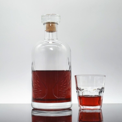 コラー素材 超フリントガラスボトル 酒類と烈酒のカスタマイズされた梱包のために