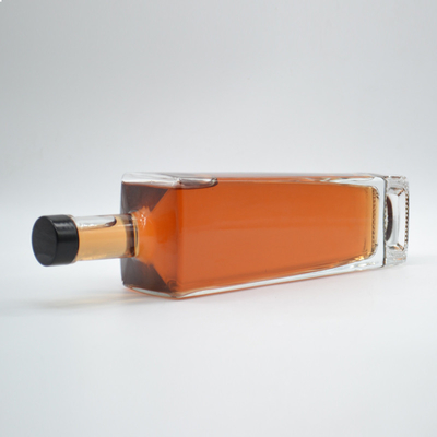 高石灰ガラス素材 500ml クリア 空白ウォッカ ガラスボトル コルク 750ml