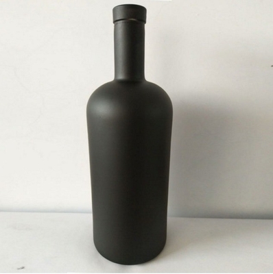 スーパーフリントガラス素材 700ml クリア ロング ネック ウォッカ コーク付き ガラスボトル