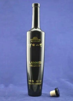 顧客ロゴ印刷 750ml 清潔な冷凍ガラスボトル 酒類 アルコール ウィスキー ジン ウォッカ