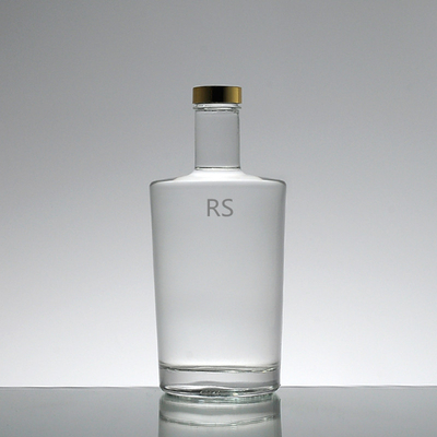 クリスタルホワイト 500ml 700ml 750ml スーパーフリント ガラス 空っぽのラム 清潔な酒瓶デザイナー