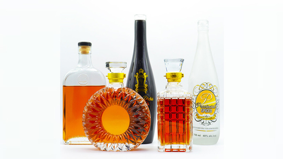 スピリート シャンパン 飲み物 テクイラ 500ml 丸型 凍結 ガラス ボトル