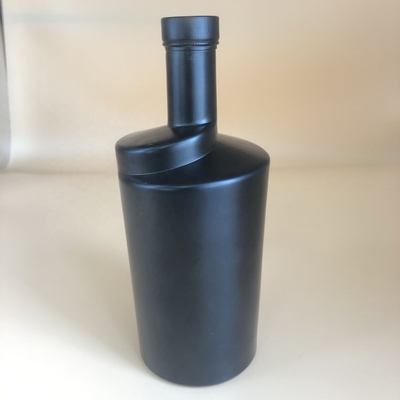 マットブラック ジン ハネ アルコール飲料 シャンパン ボトル ガラス 250ml 375ml 1000ml