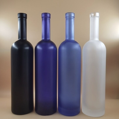マットブラック ジン ハネ アルコール飲料 シャンパン ボトル ガラス 250ml 375ml 1000ml