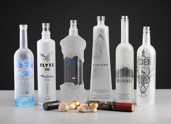 工業飲料 500ml 750ml 1リットルのグラスボトル
