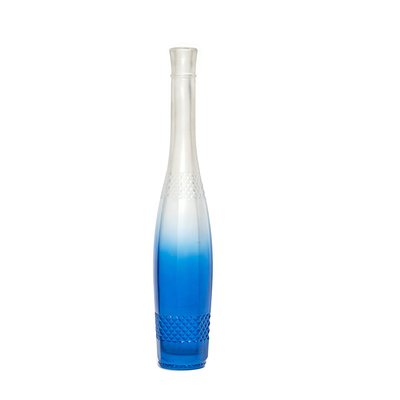 ブラック・ウォッカ・ジン 250ml 空のジュース カスタム・シャンパン・ゴールド・レーベル付きのグラスボトル