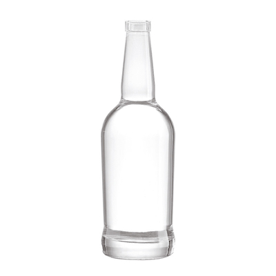 500ml 700ml 750ml スクエアウォッカボトル 鉱水用スーパーフリントガラス素材