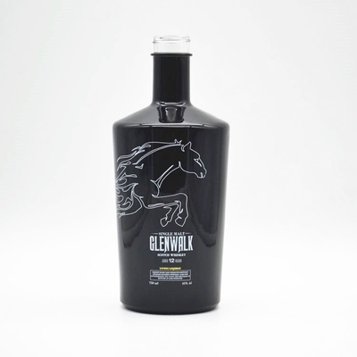 スーパーフリントガラス ベース素材 ボトル オーダーメイド 空のウイスキー ワイン ガラス ボトル 500/750ml
