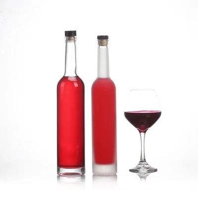 375ml 700ml 2リットルの青い方形ガラスボトル アルコール 酒 ウォッカ ラム ジン