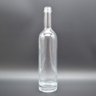 750ml クリアグラスボトル ウイスキー用のスーパーフリントガラス材料から作られています
