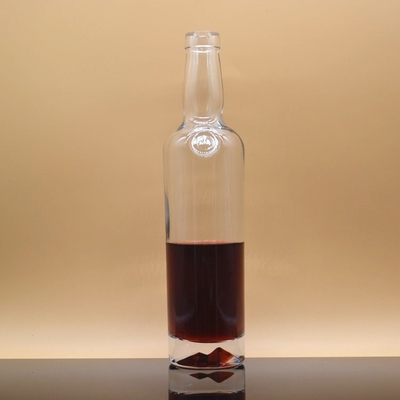 スーパーフリントガラス ベース素材 ボトル オーダーメイド 空のウイスキー ワイン ガラス ボトル 500/750ml