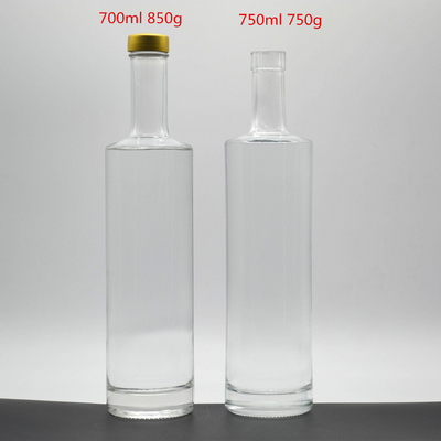 スーパー フリント ガラス ネックレス 丸 700ml コークトップ クリア ジン ボトル ウォッカ愛好者向け