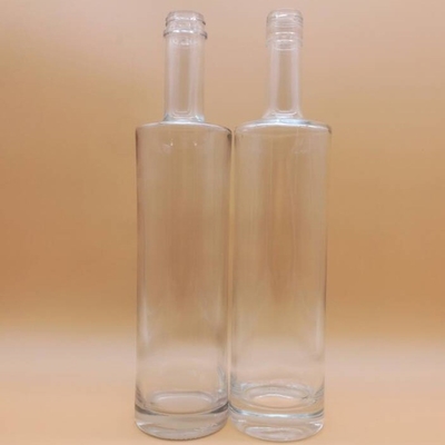 スーパー フリント ガラス ネックレス 丸 700ml コークトップ クリア ジン ボトル ウォッカ愛好者向け
