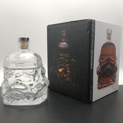 デカール 表面 ハンドリング カスタム デザイン 750ml グラス ボトル 酒類 ウィスキー ジン ウォッカ