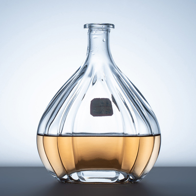 オーダーメイド 750ml 酒酒 ブランデー グラスボトル ファンシー 透明 700ml 空きアルコール