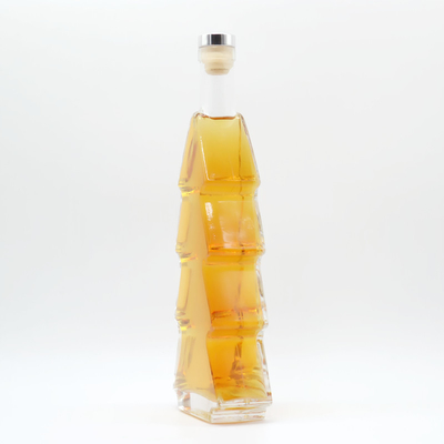 スーパーフリントガラス カスタム クリスマスツリー形 アルコール飲料ボトル 500ml 700ml 750ml