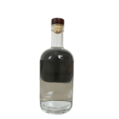 OEM ロゴ デカル ストック 1000ml 750ml 500ml 酒瓶 ウォッカ ガラスボトル コークトップ蓋付き