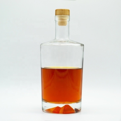 オーダーメイド スーパー フリント ガラス 特別な機会のための 750ml の酒瓶