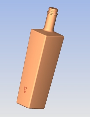 500ML 700ML 750ML 1l グラスボトル 水晶色の白色素材で造られた