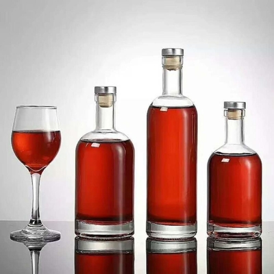 200ml 375ml 500ml 750ml スーパー フリント ガラス ワイン 酒瓶 コルク 密封 タイプ