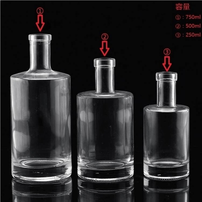 FOB ウォッカ・スピリッツ・ウィスキー・ワイン用空瓶 250ml 500ml 700ml 750ml 1l