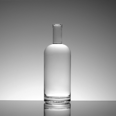 オーダーメイドデザイン グレーアンバー ガラスボトル 375ml 500ml 750ml ウォッカ ジン 酒類