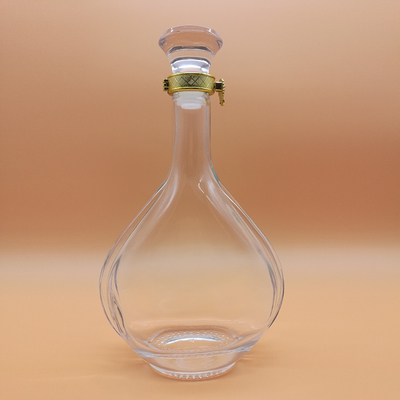 カスタマイズされたクリア・フリント 500ml 酒類用グラスボトル