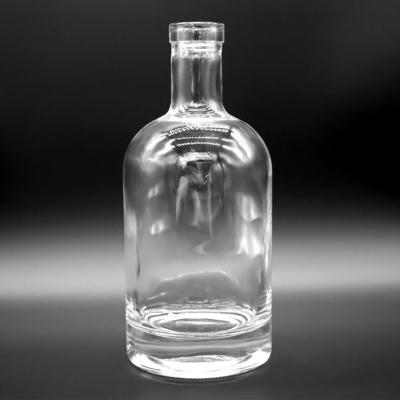 500ml カスタム T-Top クリア ウイスキー ウォッカ リコール ガラスボトル