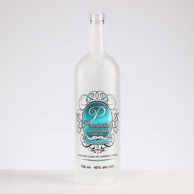 カスタム 水晶ガラス 空き冷凍テキラ 700ml 酒類のためのボトル ウィスキー ウォッカ 750ml