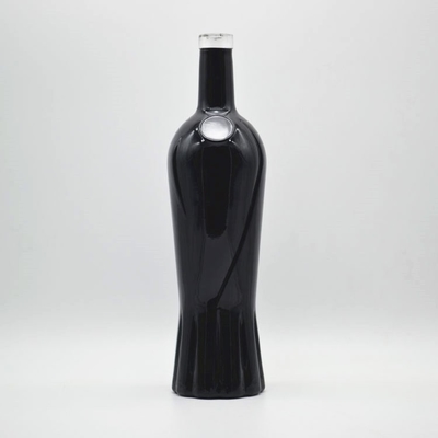 塗装可能な色のテキラ 方形のグラスボトル 500ml ホットアルコール飲料