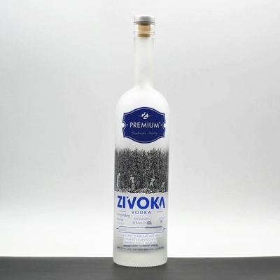 塗装可能な色のテキラ 方形のグラスボトル 500ml ホットアルコール飲料