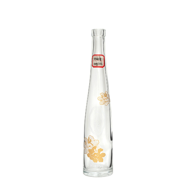 350ml 750ml 透明ガラス水瓶 スーパーフリントガラス材料のためのカスタムカラースプレー